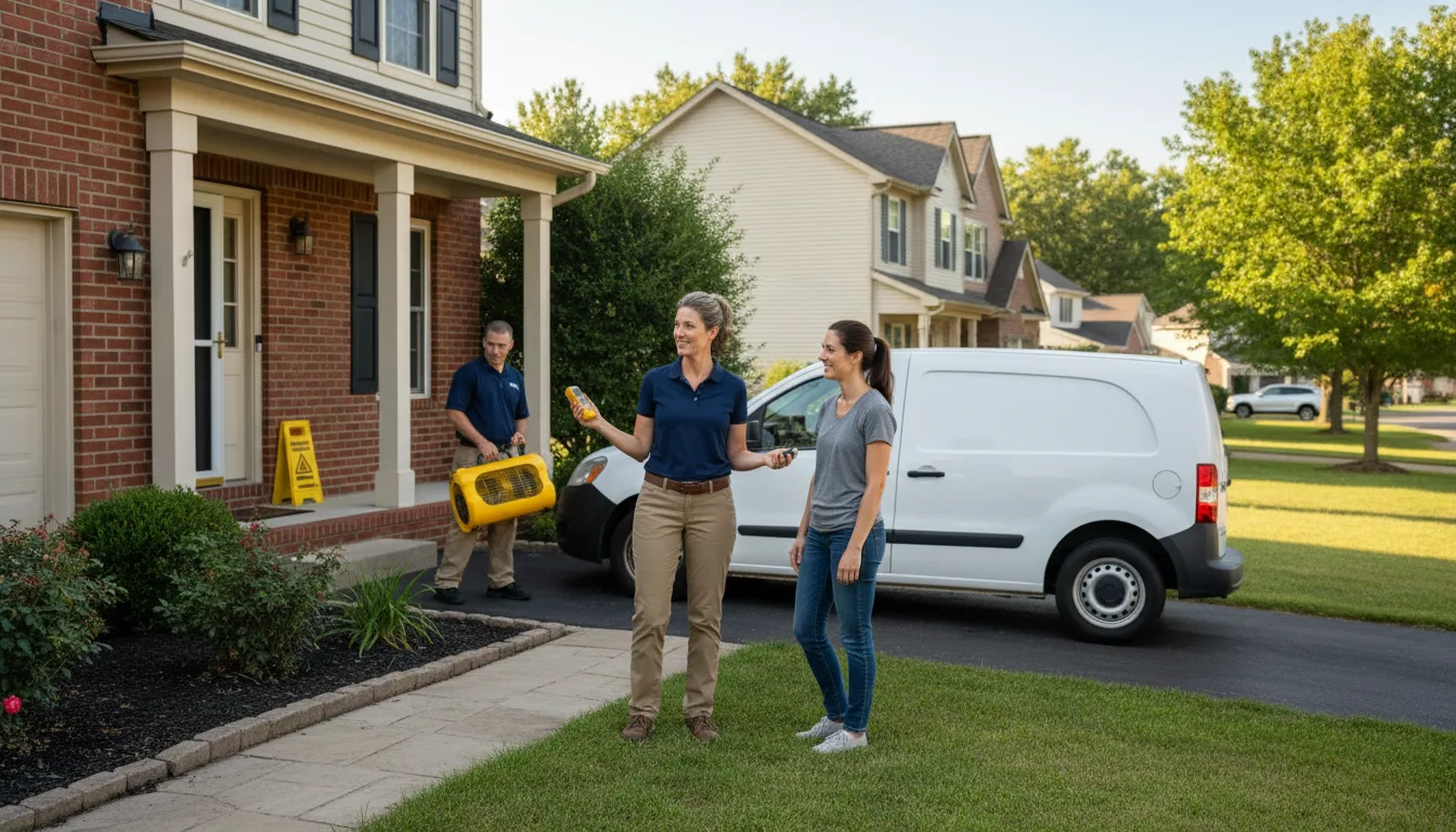 Water restoration image for Dehumidification And Cleanup Services in Oquossoc, ME